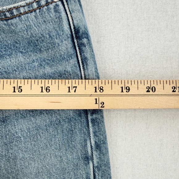 APIECE APART Chill Jean Women 27 Blue Austin Wash Denim Straight Leg Ankle NEW - Picture 8 of 13